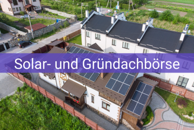 Solardach auf einem Haus