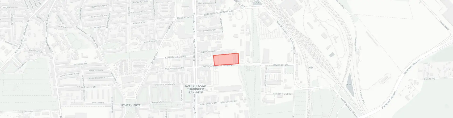 Thüringer Bahnhof: Thüringer Straße Thüringer Bahnhof: Thüringer Straße
