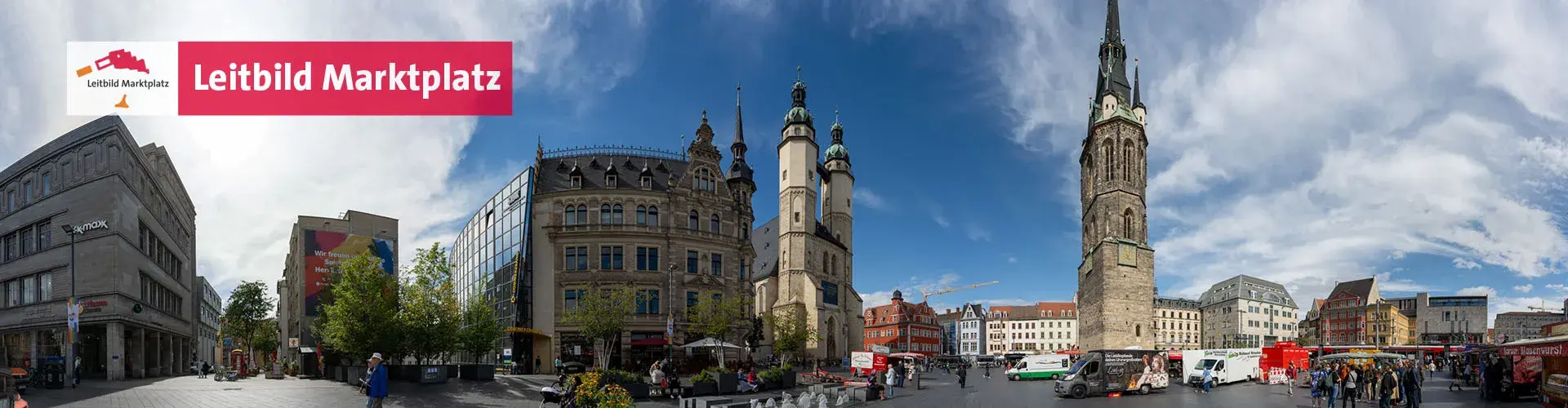 Plakat Beteiligung Leitbild Marktplatz